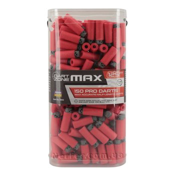 Патрони Dart Zone Ruby Dart Pro Darts (половинки) з комірчастою кінцівкою Червоні 150 шт (6602)