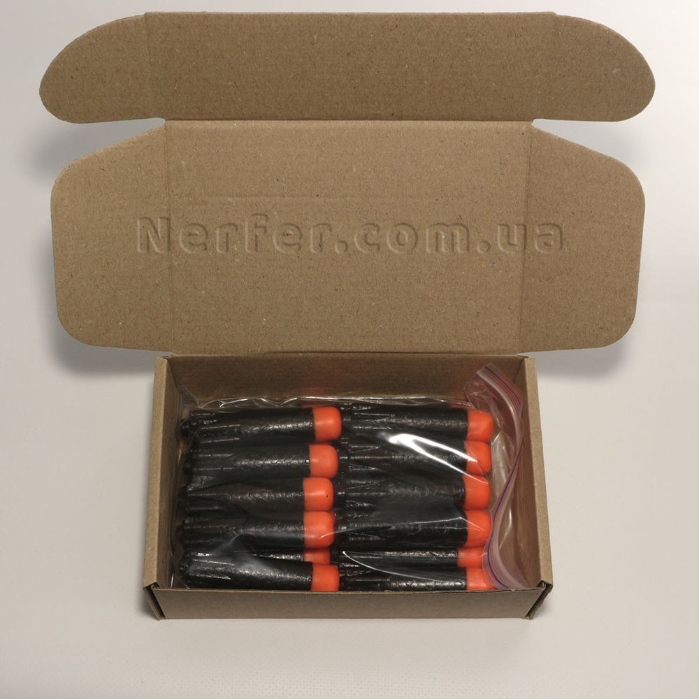 Патроны для бластеров Nerf Ultra с отверстием в наконечнике Черные 20 шт