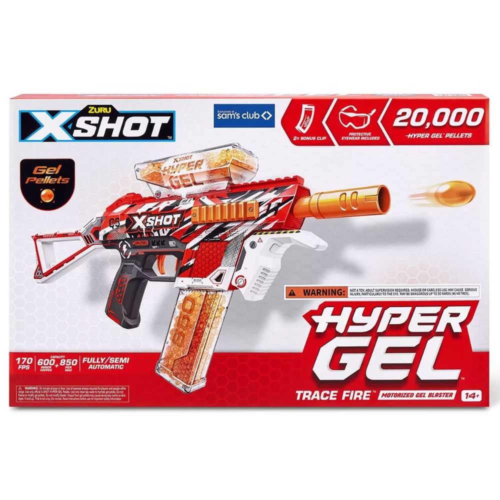 X-Shot Hyper Gel Trace Fire (Medium) Sams Edition (36623) (Трасуючий вогонь (Середній))