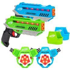 Набор Nerf Laser Strike Blaster with chest target & holster (13214), эко-упаковка