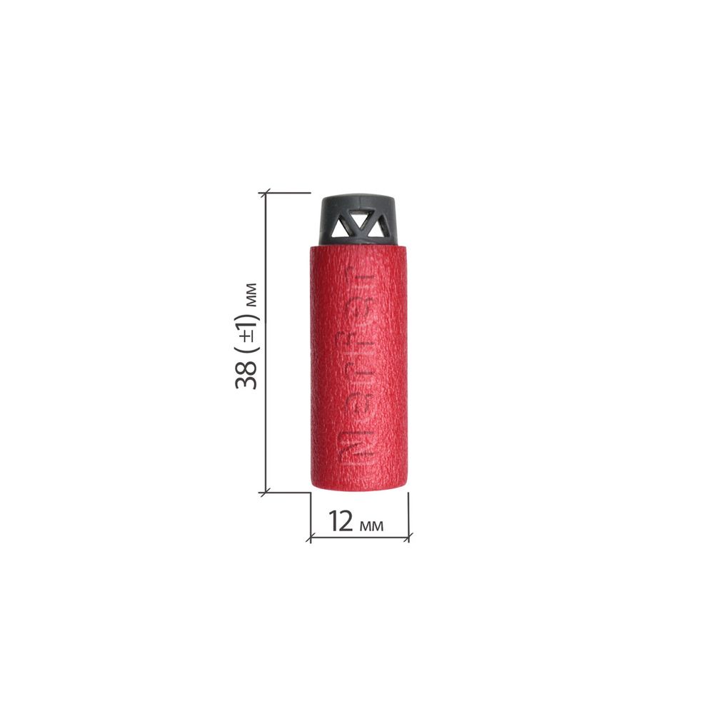 Патрони Dart Zone Ruby Dart Pro Darts (половинки) з комірчастою кінцівкою Червоні 80 шт